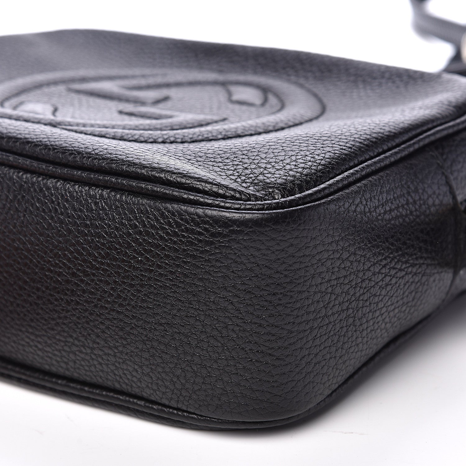 Gucci Pebbled Calfskin Small Soho Disco Bag Black 8 of 8