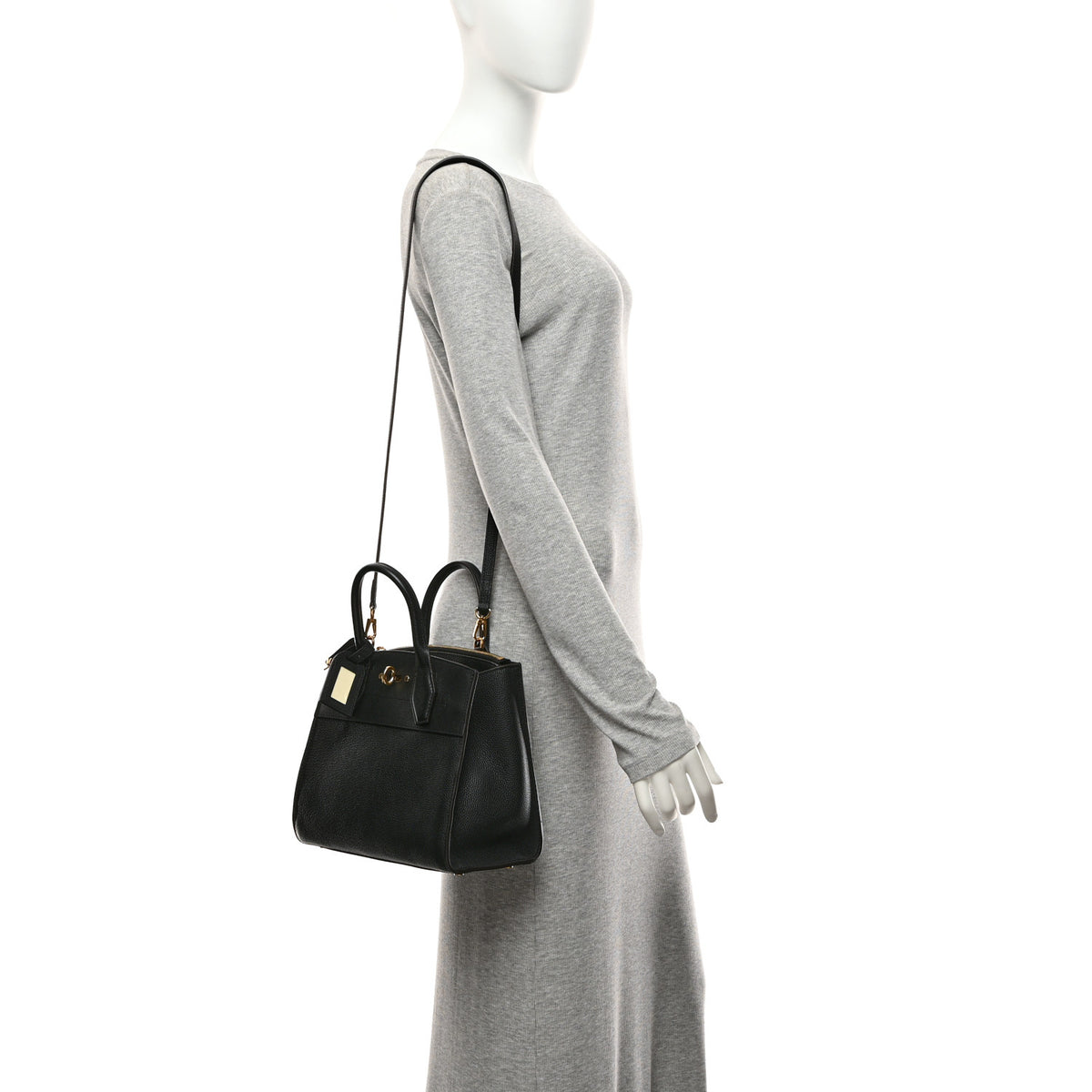 Louis Vuitton Taurillon City Steamer PM Black 2 of 11