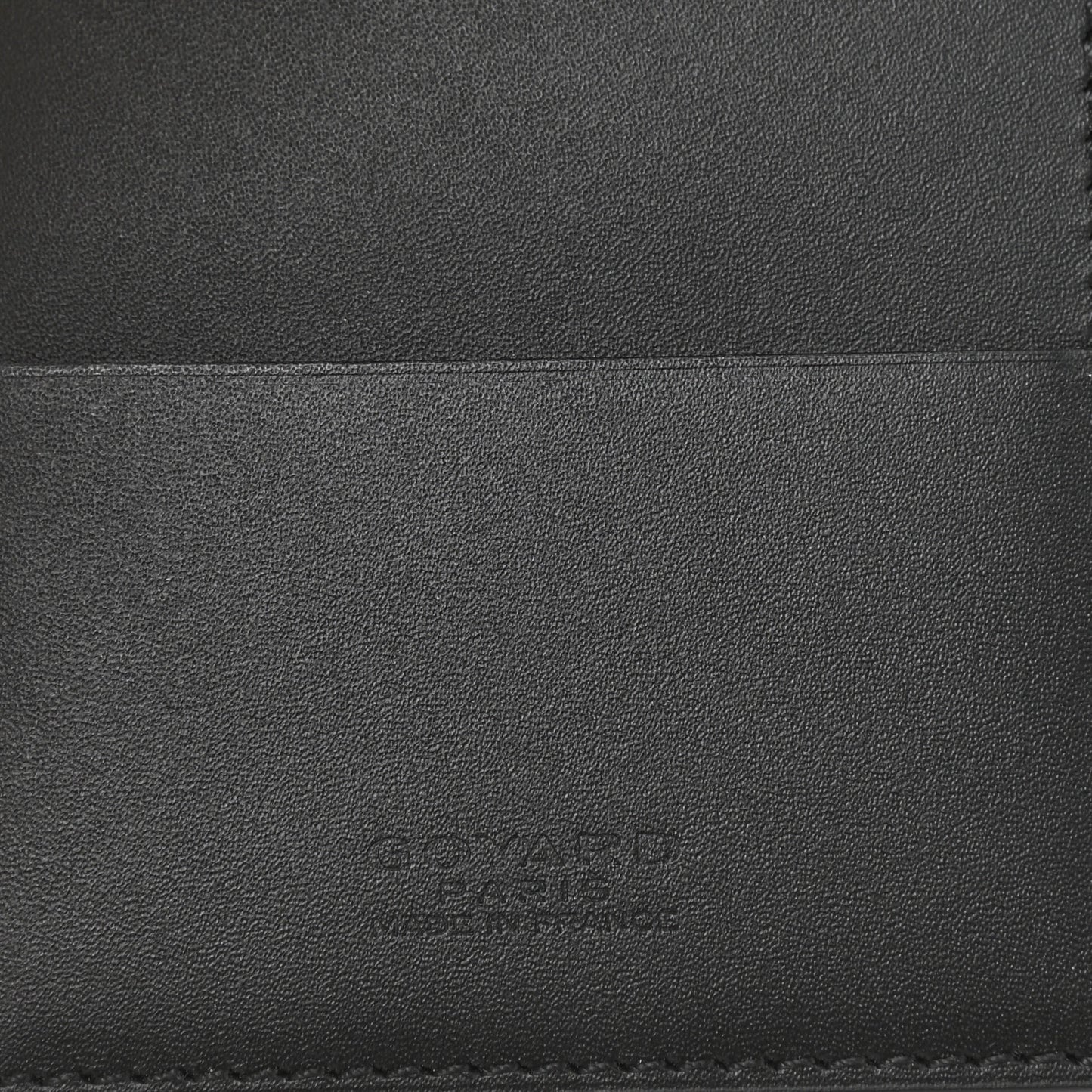 Goyardine Passport Wallet Black