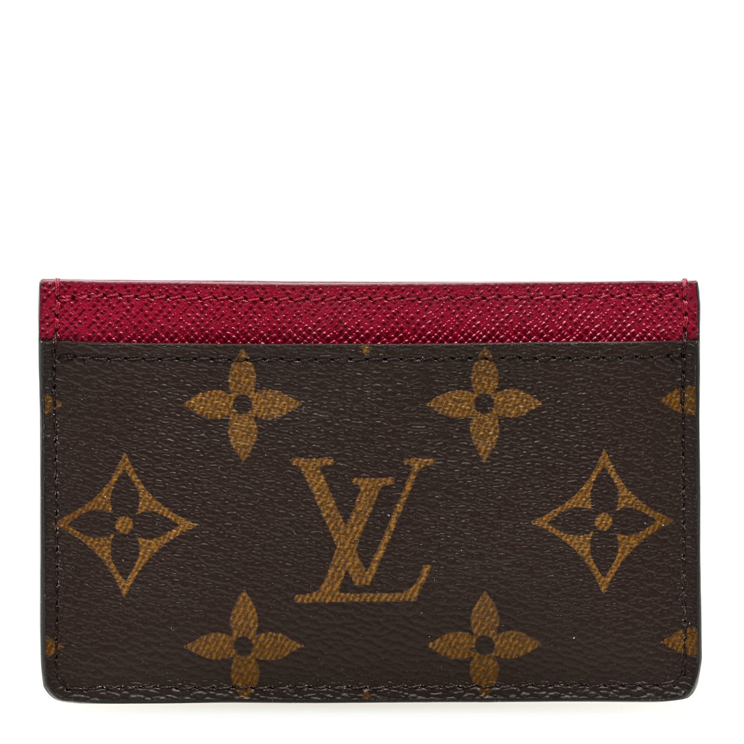 Monogram Card Holder Fuchsia