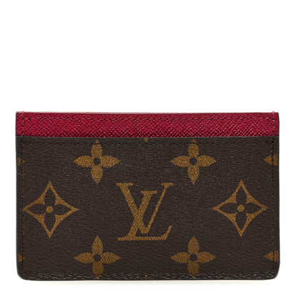 Louis Vuitton Monogram Card Holder Fuchsia 1 of 6