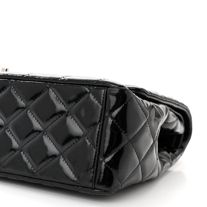 Chanel Patent Quilted Maxi Double Flap Black 10 of 11