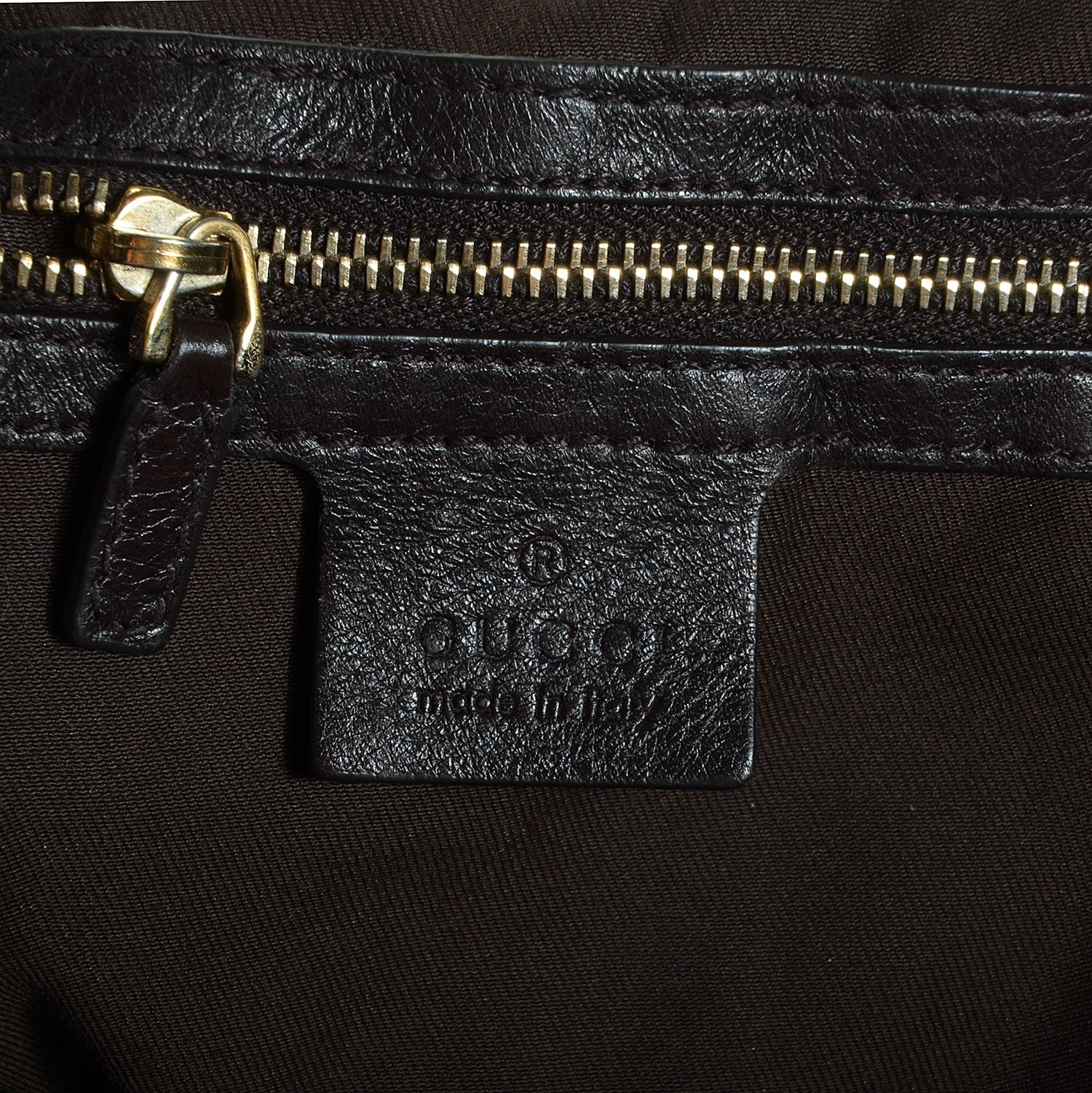 Gucci Monogram Medium Charlotte Hobo Dark Brown 6 of 7