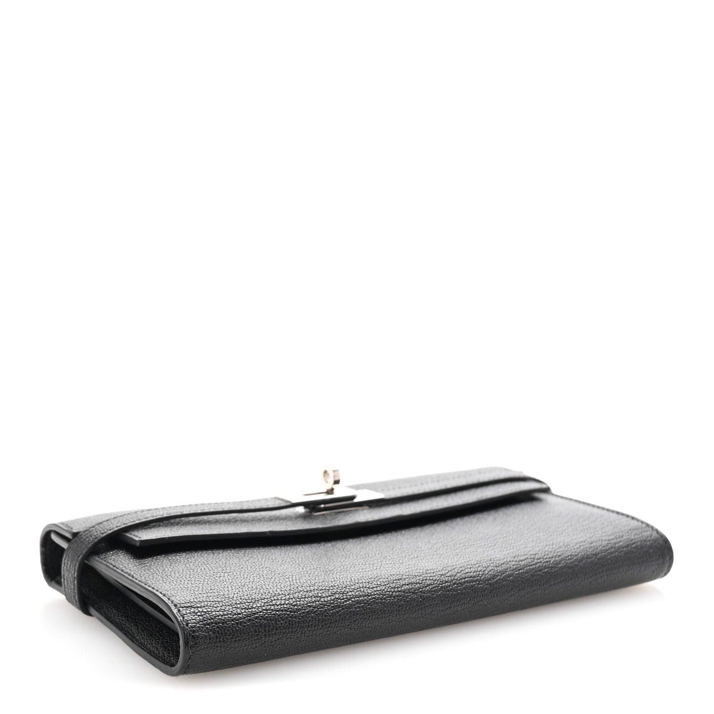Chevre Mysore Kelly Longue Wallet Black