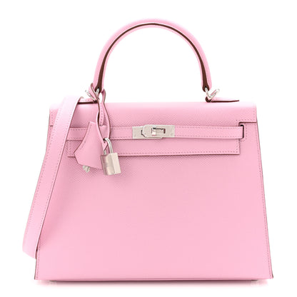 Hermes Epsom Kelly Sellier 25 Mauve Sylvestre 1 of 10