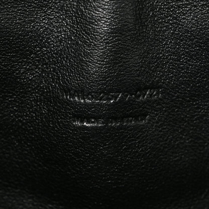 Saint Laurent Grain De Poudre Matelasse Monogram Mini Lou Camera Bag Black 7 of 11