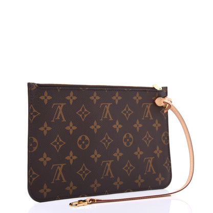 Louis Vuitton Monogram Neverfull MM GM Pochette 3 of 11