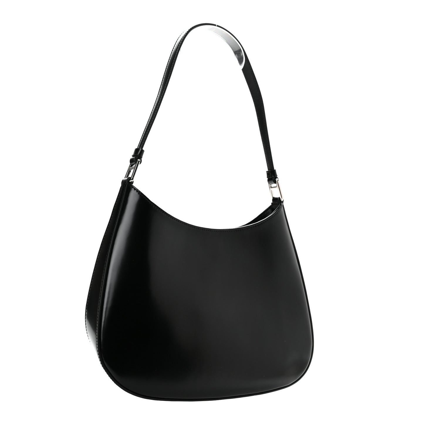 Spazzolato Cleo Shoulder Bag Black
