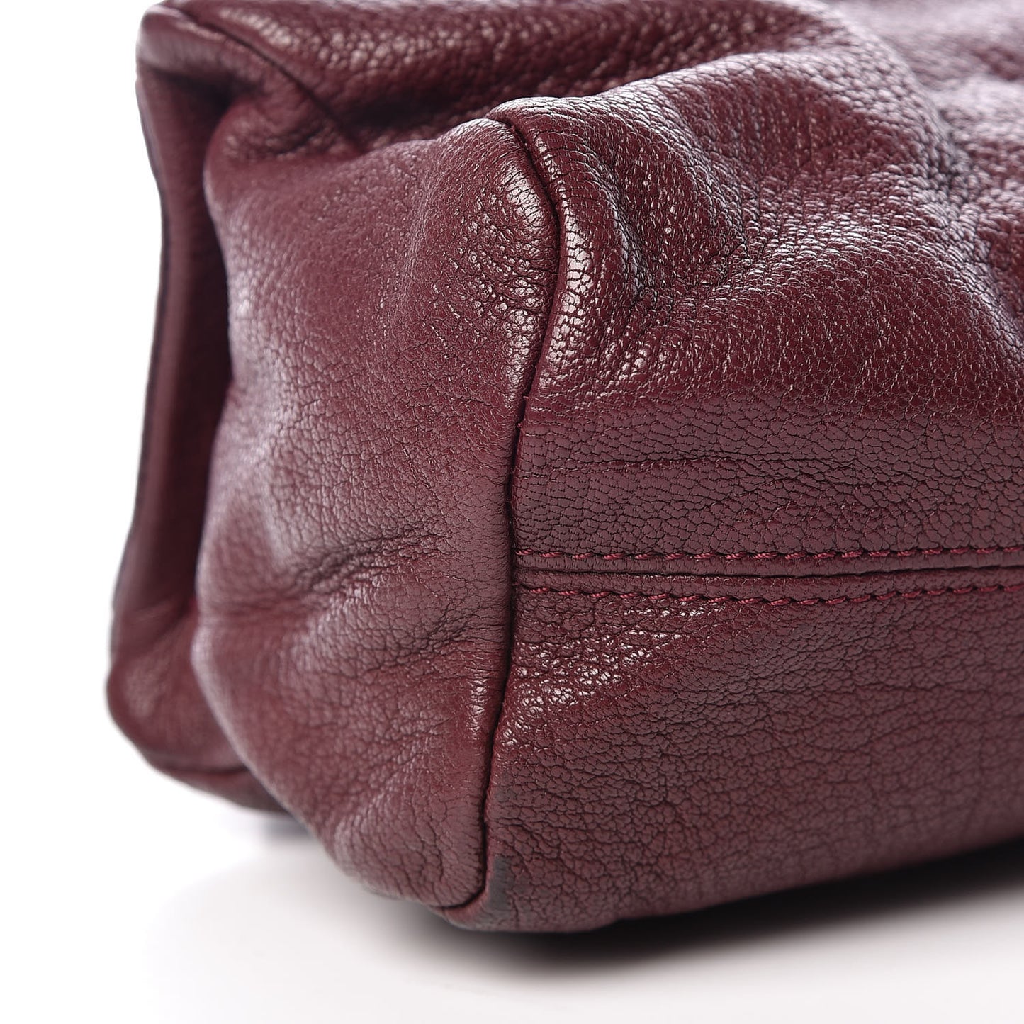 Sugar Goatskin Pandora Wristlet Oxblood