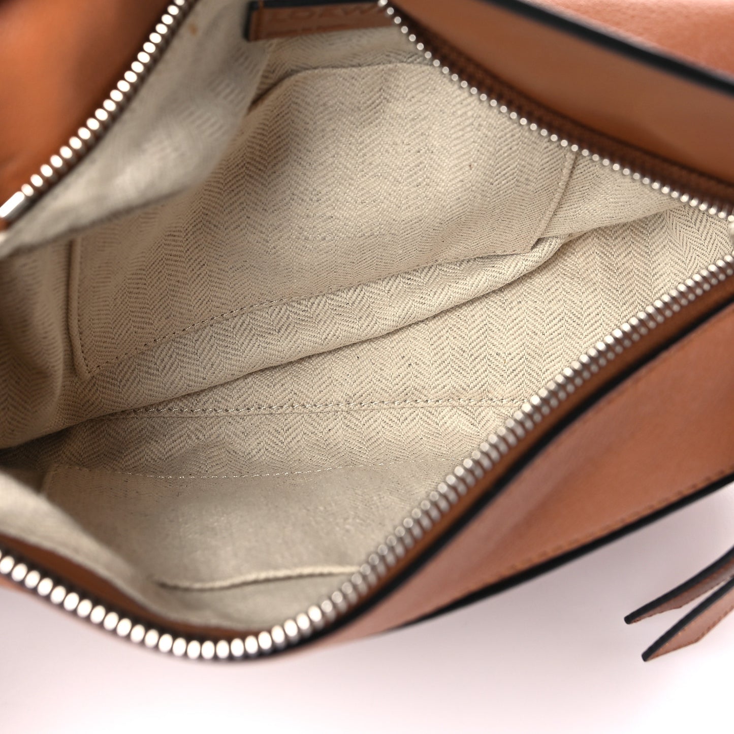 Calfskin Small Puzzle Bag Tan
