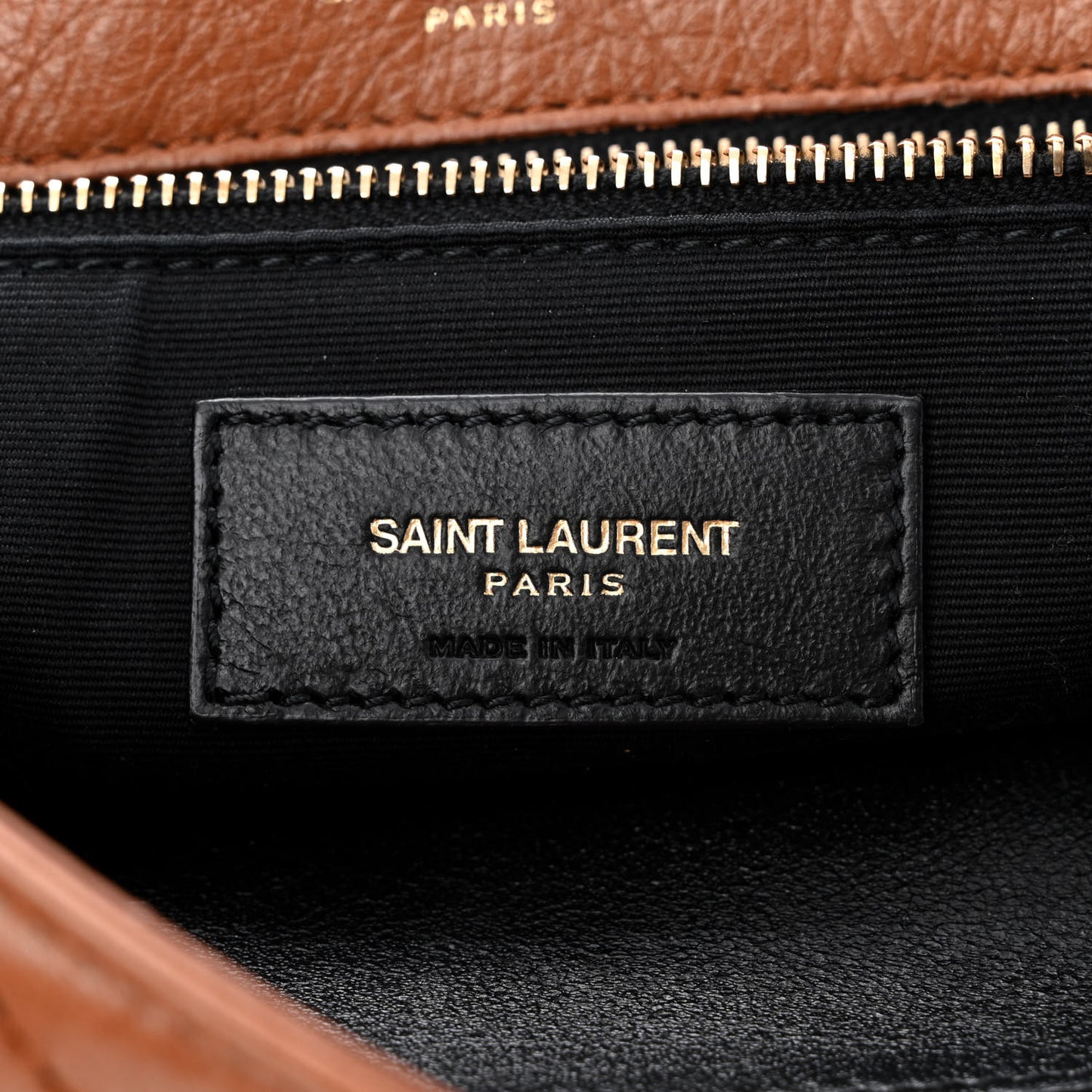 Crinkled Calfskin Matelasse Monogram Medium Niki Chain Satchel Light Caramel