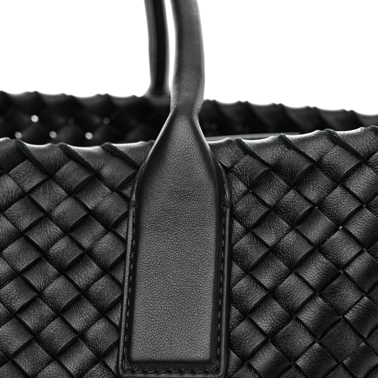 Nappa Intrecciato Small Cabat Black