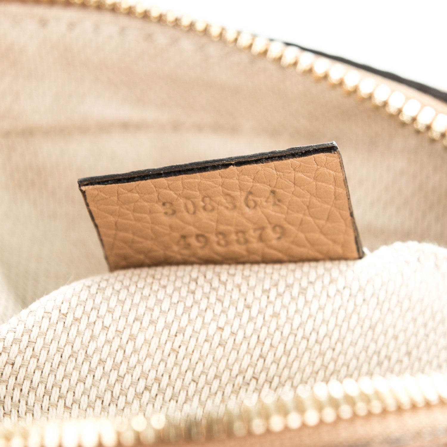 Gucci Pebbled Calfskin Small Soho Disco Bag Rose Beige 7 of 7