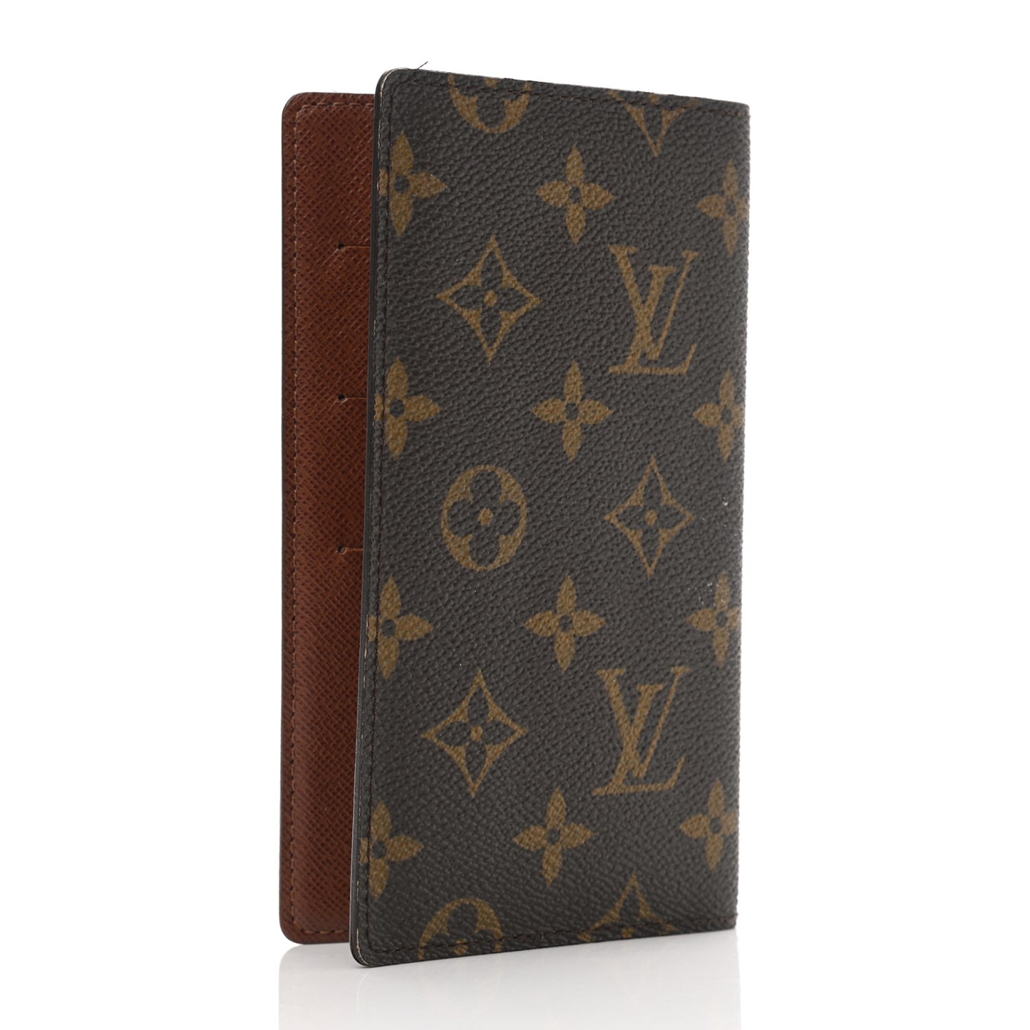 Monogram Checkbook Holder Case Wallet