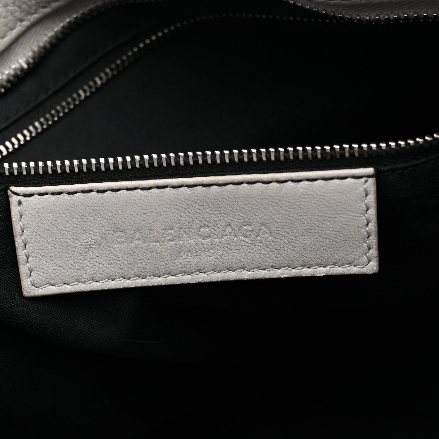 Balenciaga Chevre Silver Metallic Edge Hardware City Gris Glace 7 of 13