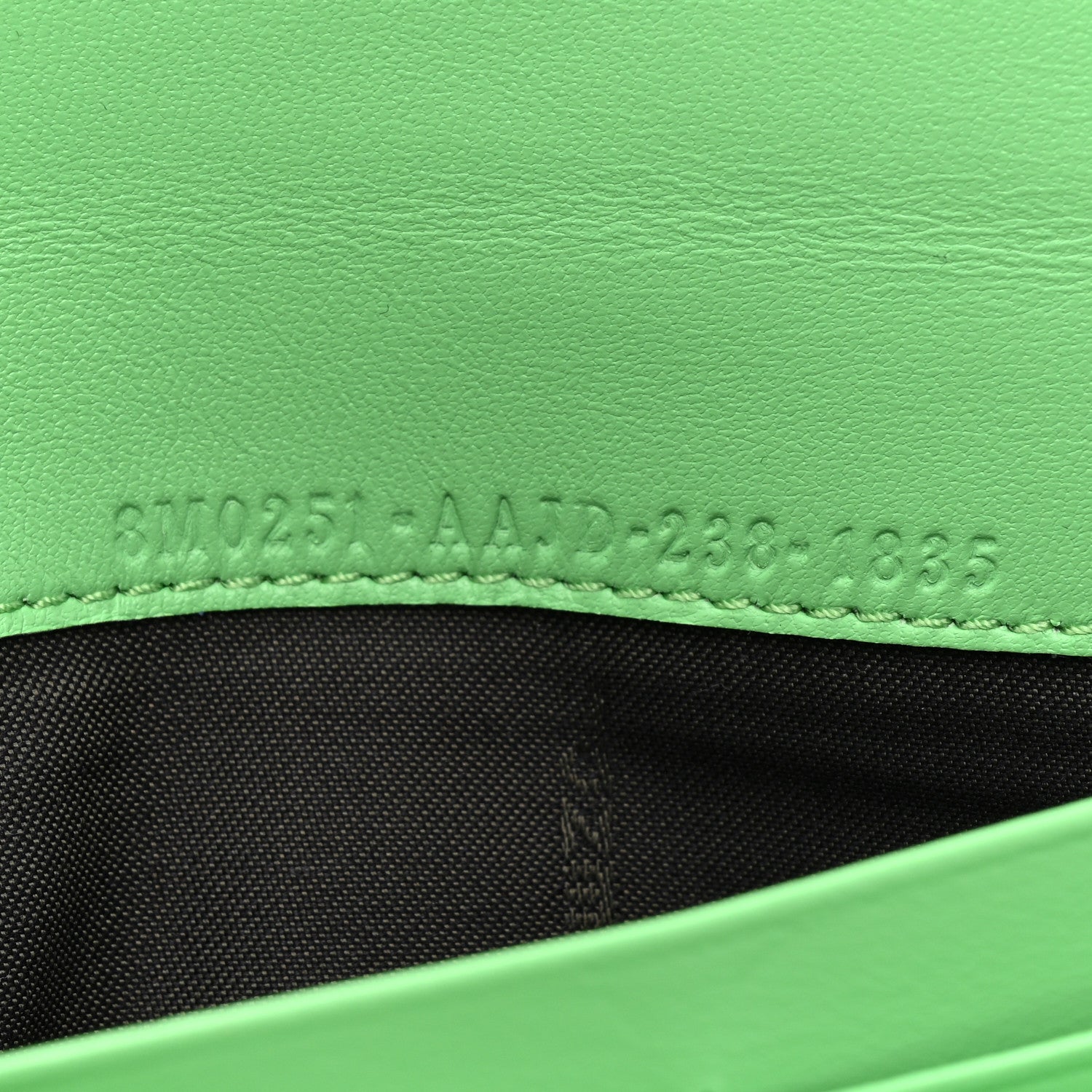 Fendi Nappa Matisse FF Embossed Continental Wallet Edamame 9 of 13