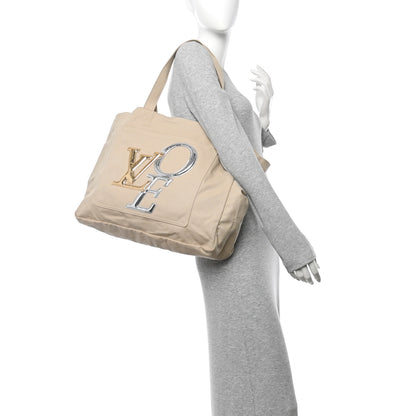 Louis Vuitton Canvas Miroir Thats Love LVOE Tote GM Beige 2 of 9