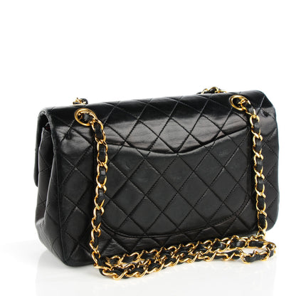 Chanel Lambskin Quilted Small Double Flap Black 3 of 9
