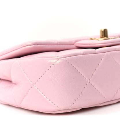 Chanel Pearly Lambskin Pearl Quilted Mini Flap Pink 9 of 10