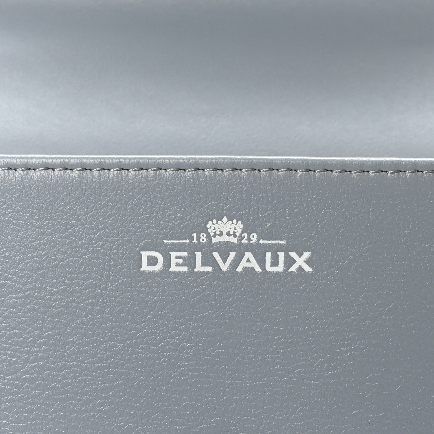 Delvaux Calfskin GM Tempete Satchel Light Blue 7 of 10