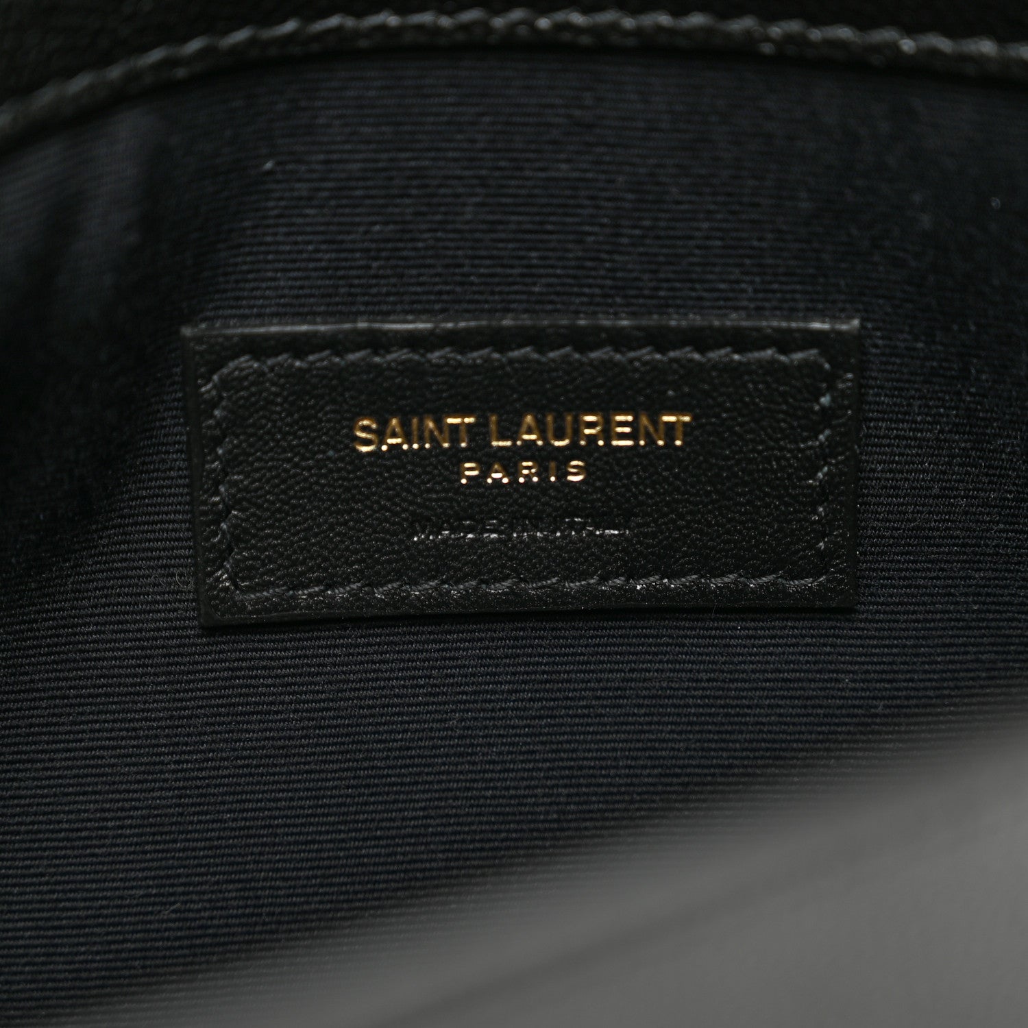 Saint Laurent Grain De Poudre Uptown Pouch Black 6 of 8