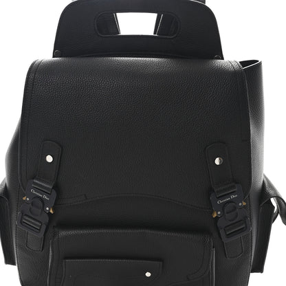 Christian Dior Grained Calfskin Maxi Gallop Backpack Black 8 of 12