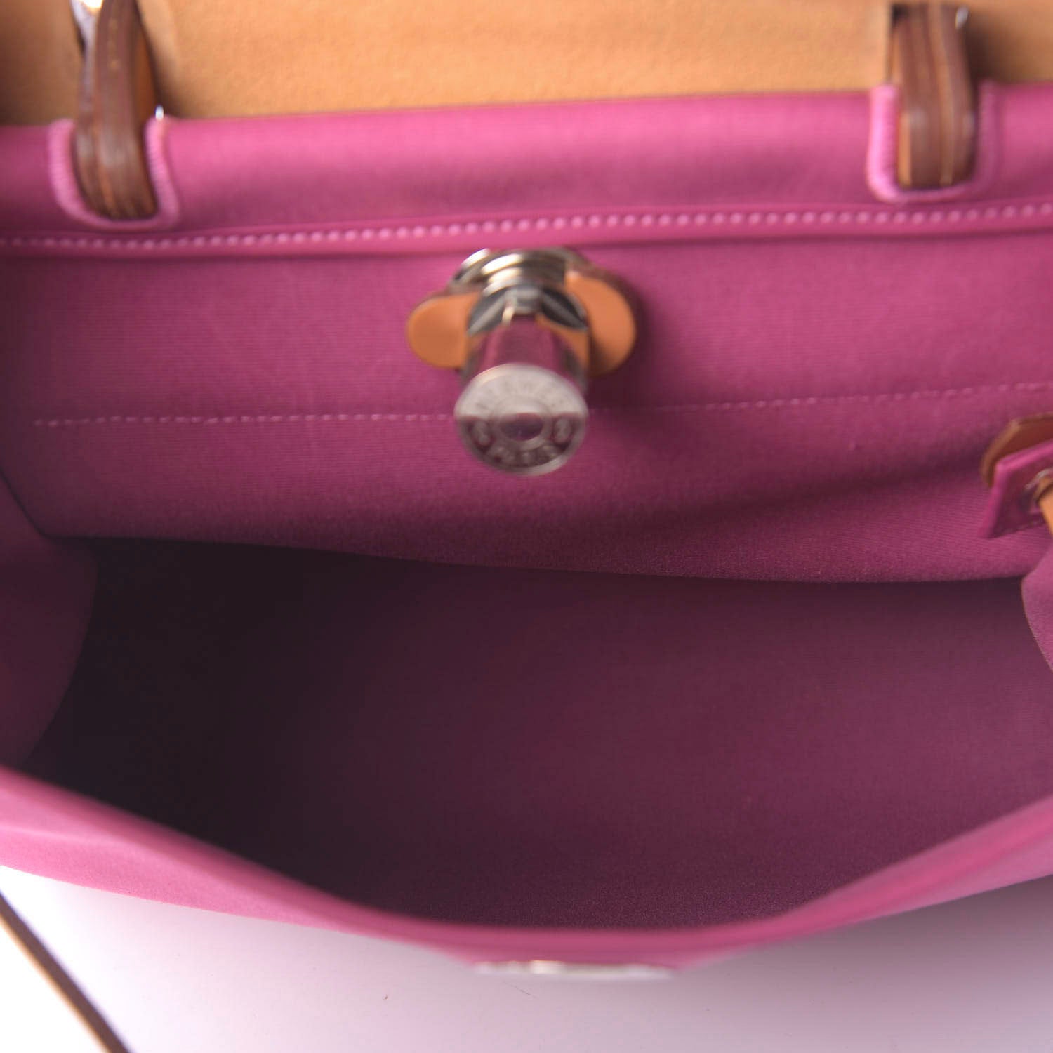 Hermes Vache Hunter Toile Herbag Zip 31 PM Tosca 5 of 8