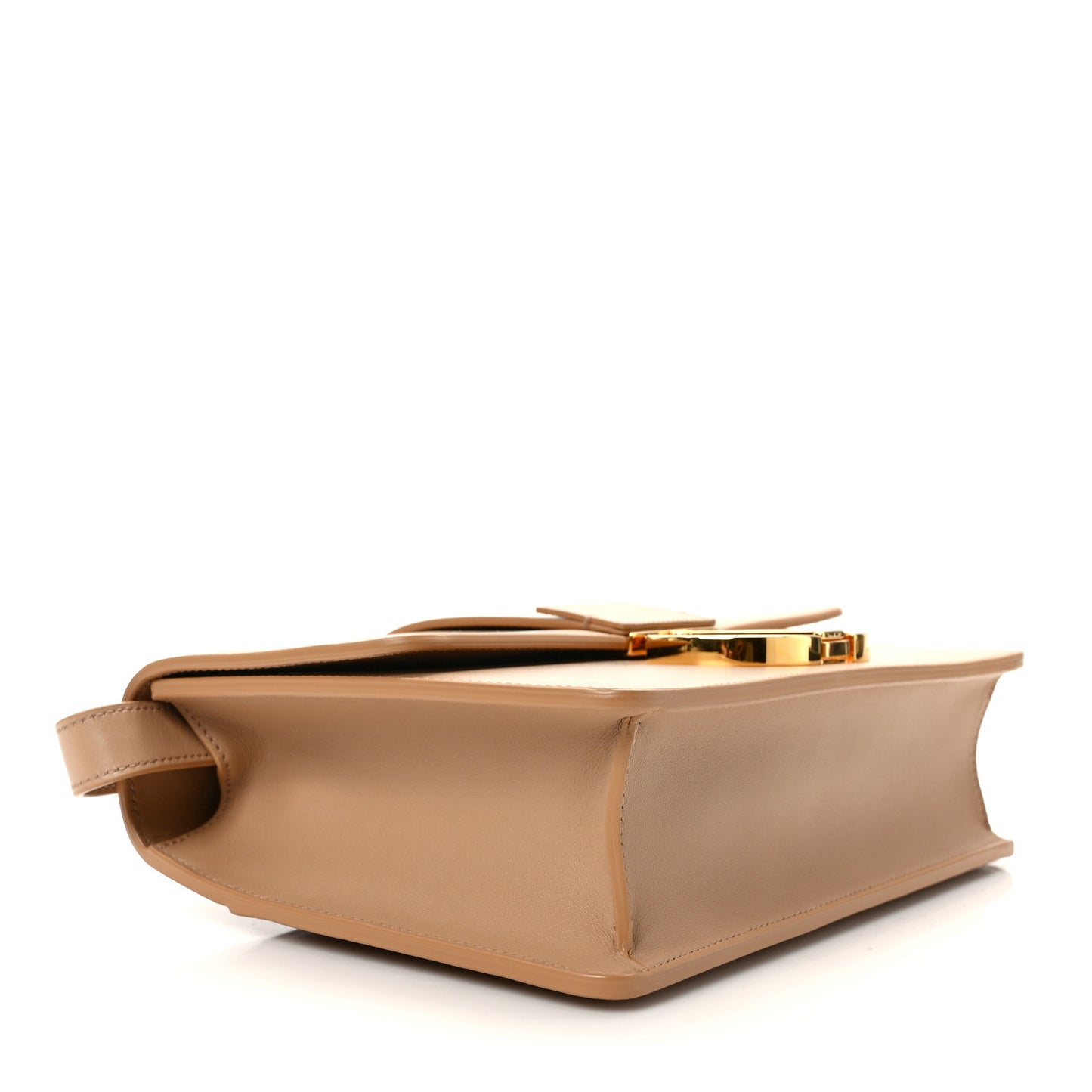 Box Calfskin 30 Montaigne Flap Bag Raw Beige