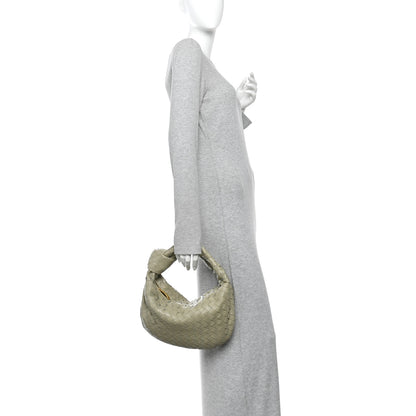 Bottega Veneta Nappa Intrecciato Teen Jodie Hobo Travertine 2 of 11