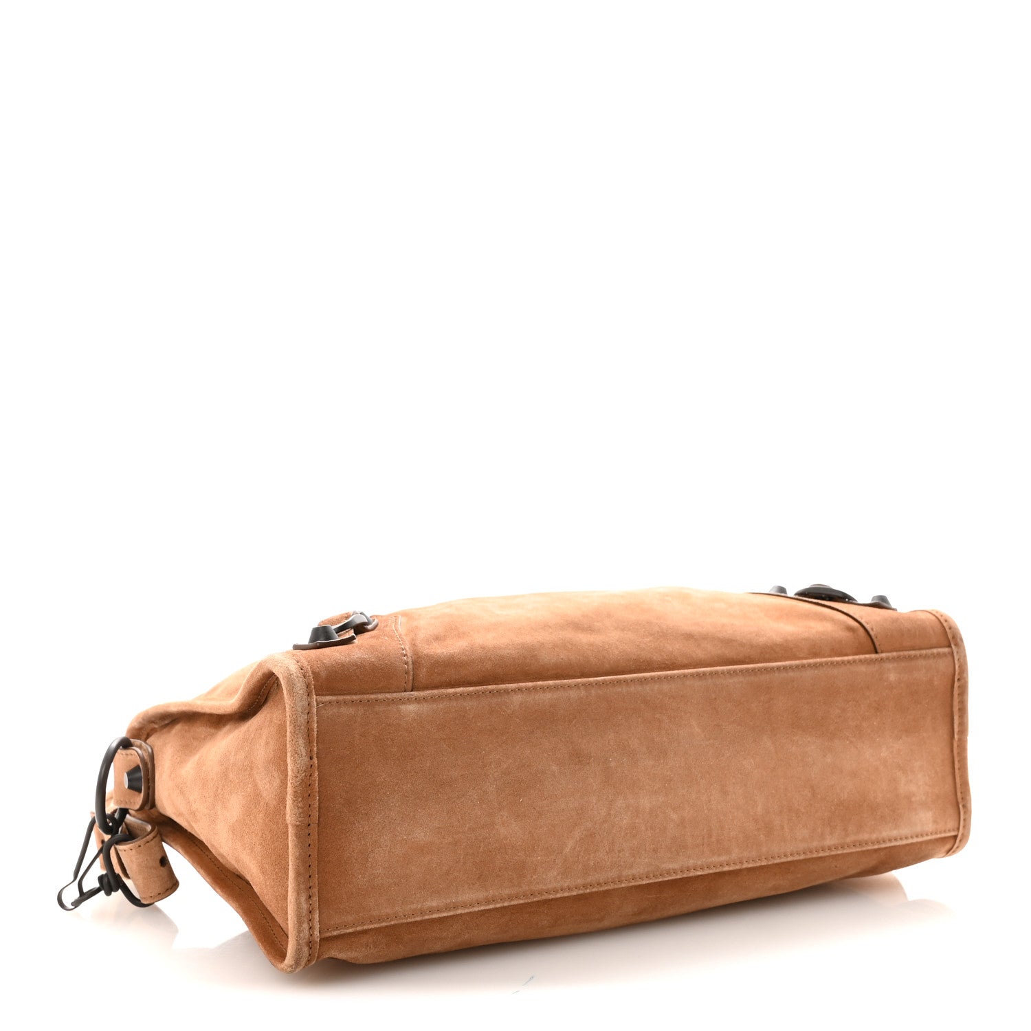 Balenciaga Waxed Suede Calfskin Classic Hardware Small Le City Camel 4 of 9