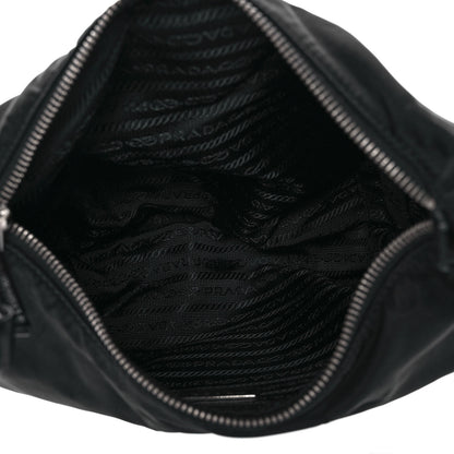 Prada Tessuto Nylon Saffiano Hobo Black 4 of 7