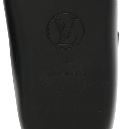 Louis Vuitton Monogram Sunbath Flat Mule Sandals 38 Black 7 of 9