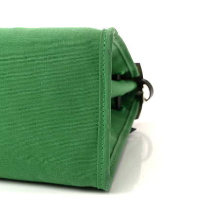 Hermes Vache Hunter Toile Herbag Zip 31 PM Bambou Kaki 9 of 10