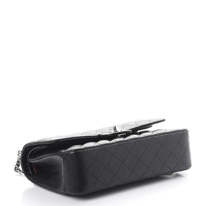 Chanel Caviar Quilted Medium Double Flap Black 5 of 9
