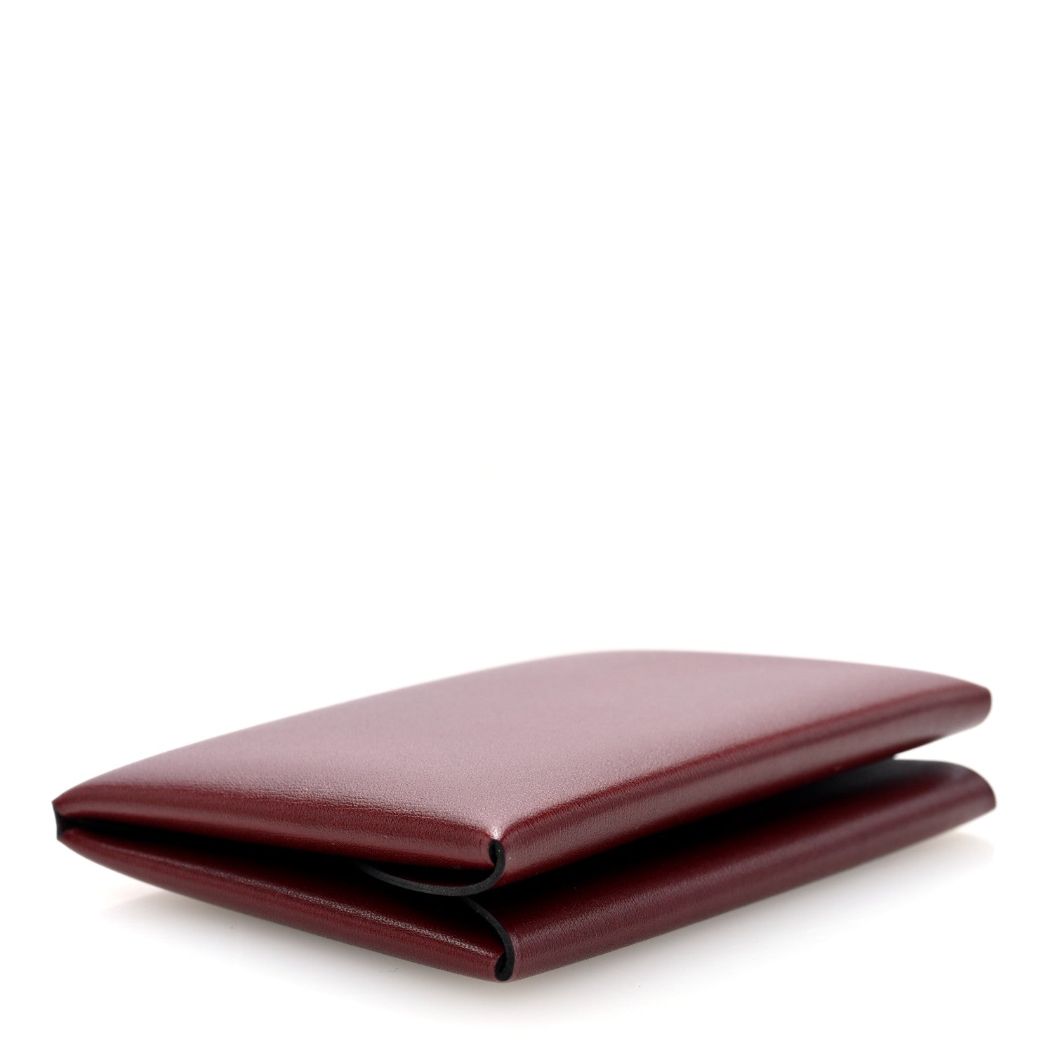 Hermes Box Calvi Duo Card Case Rouge H 4 of 7