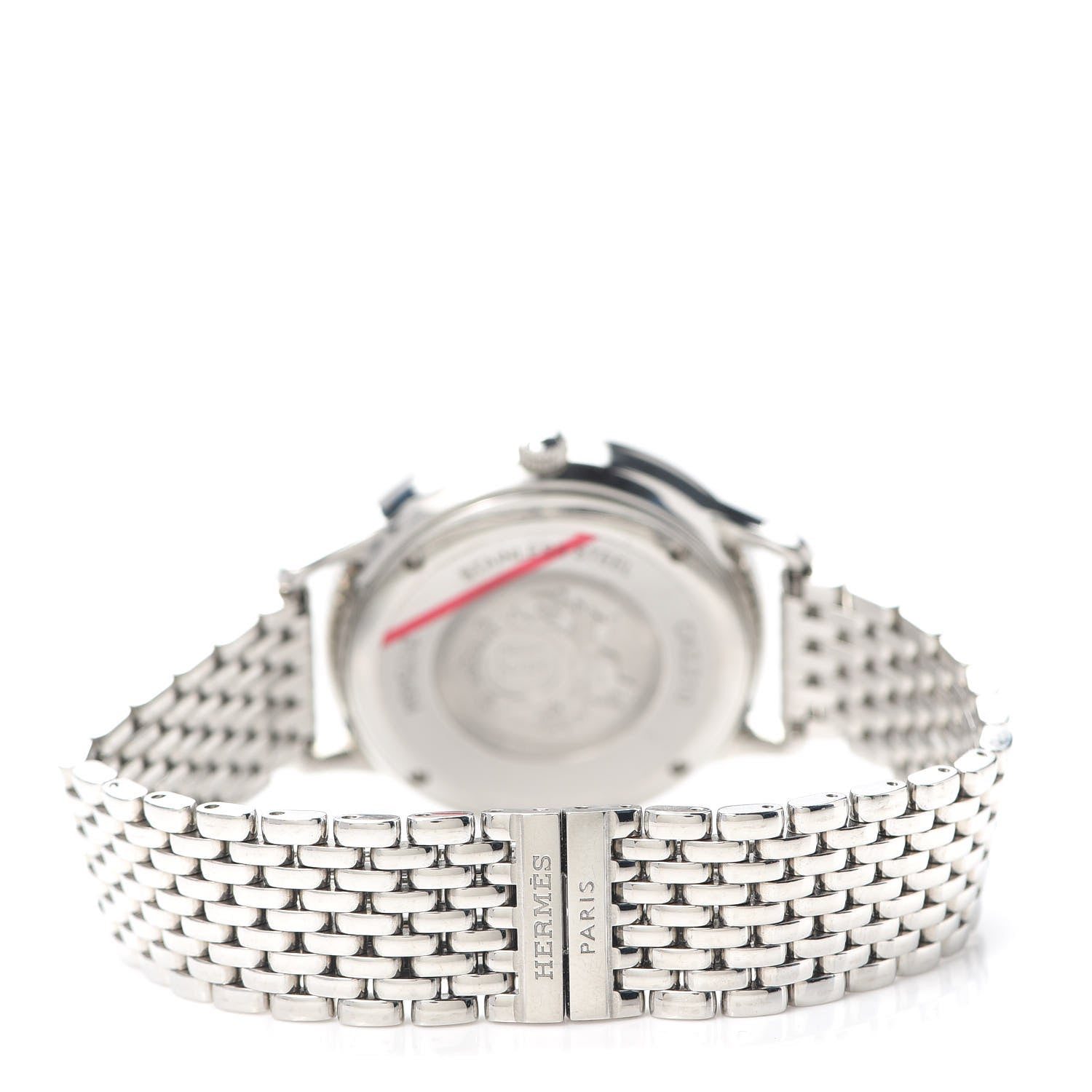 Hermes Stainless Steel 32mm Slim d'Quartz Watch Silver 3 of 5