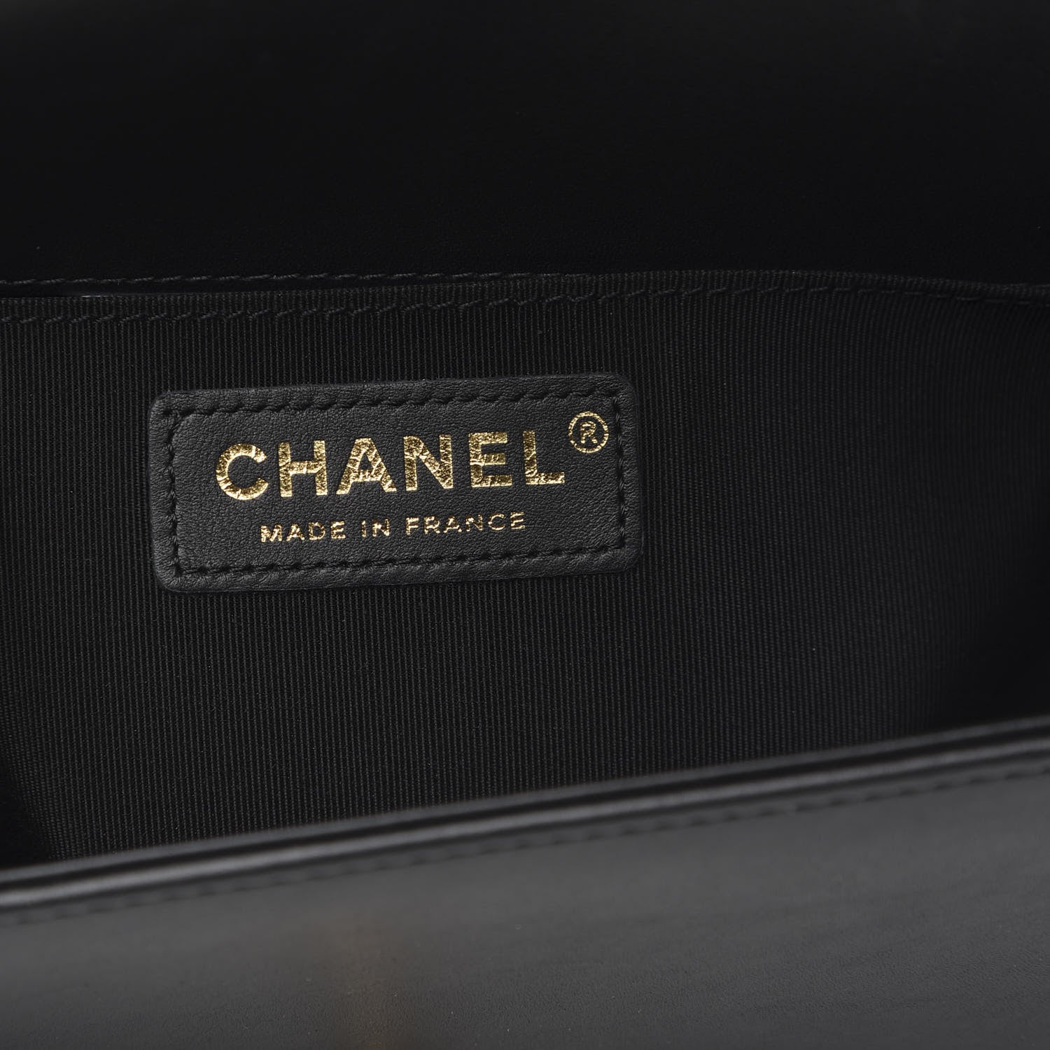 Chanel Metallic Crumpled Goatskin Small Boy Flap Black Gold 6 of 13
