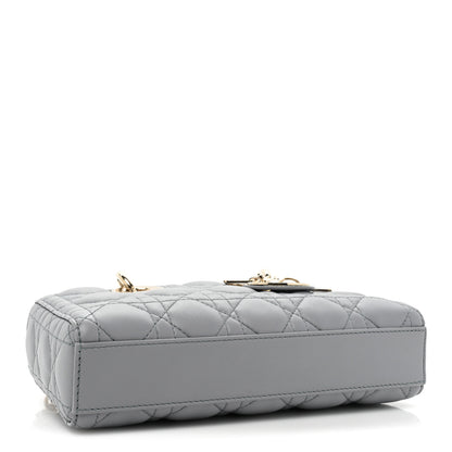 Christian Dior Lambskin Cannage Lady D-Joy Ethereal Gray 4 of 8