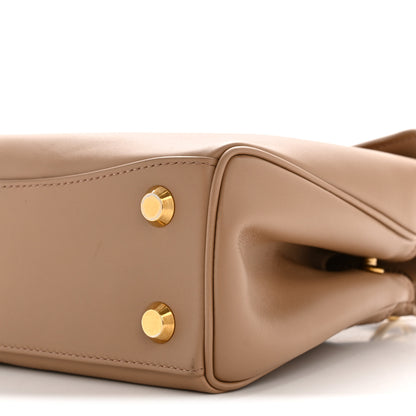 Balenciaga Natural Smooth Calfskin Mini Rodeo Top Handle Handbag Latte 10 of 11