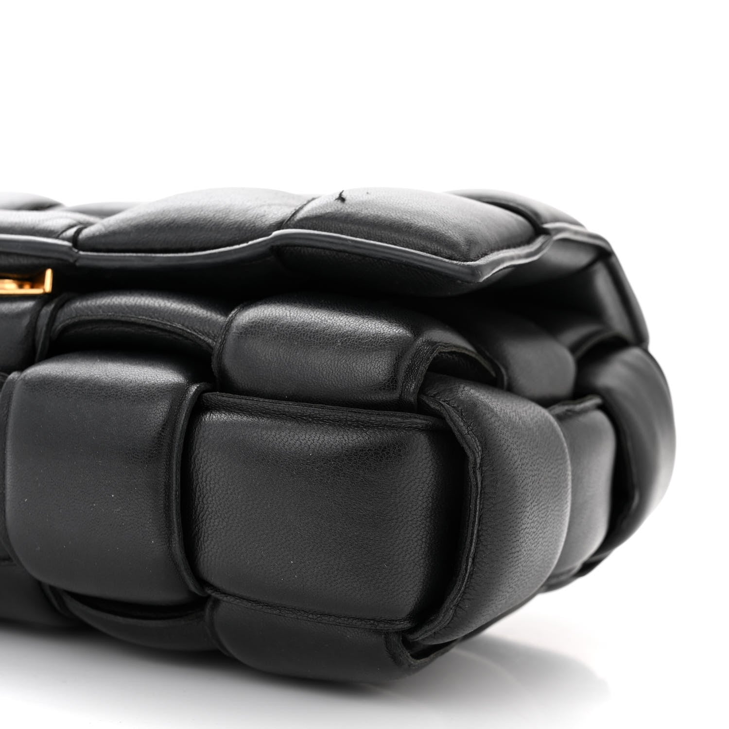 Bottega Veneta BOTTEGA VENETA Nappa Maxi Intreccio Padded Cassette Crossbody Bag Black 10 of 14
