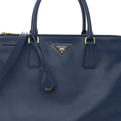 Prada Saffiano Medium Galleria Double Zip Tote Bluette 10 of 16