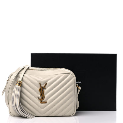 Saint Laurent Calfskin Matelasse Monogram Lou Camera Bag Crema Soft 10 of 10