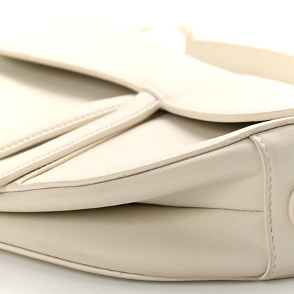 Christian Dior Ultra Matte Calfskin Saddle Bag Off White 10 of 12