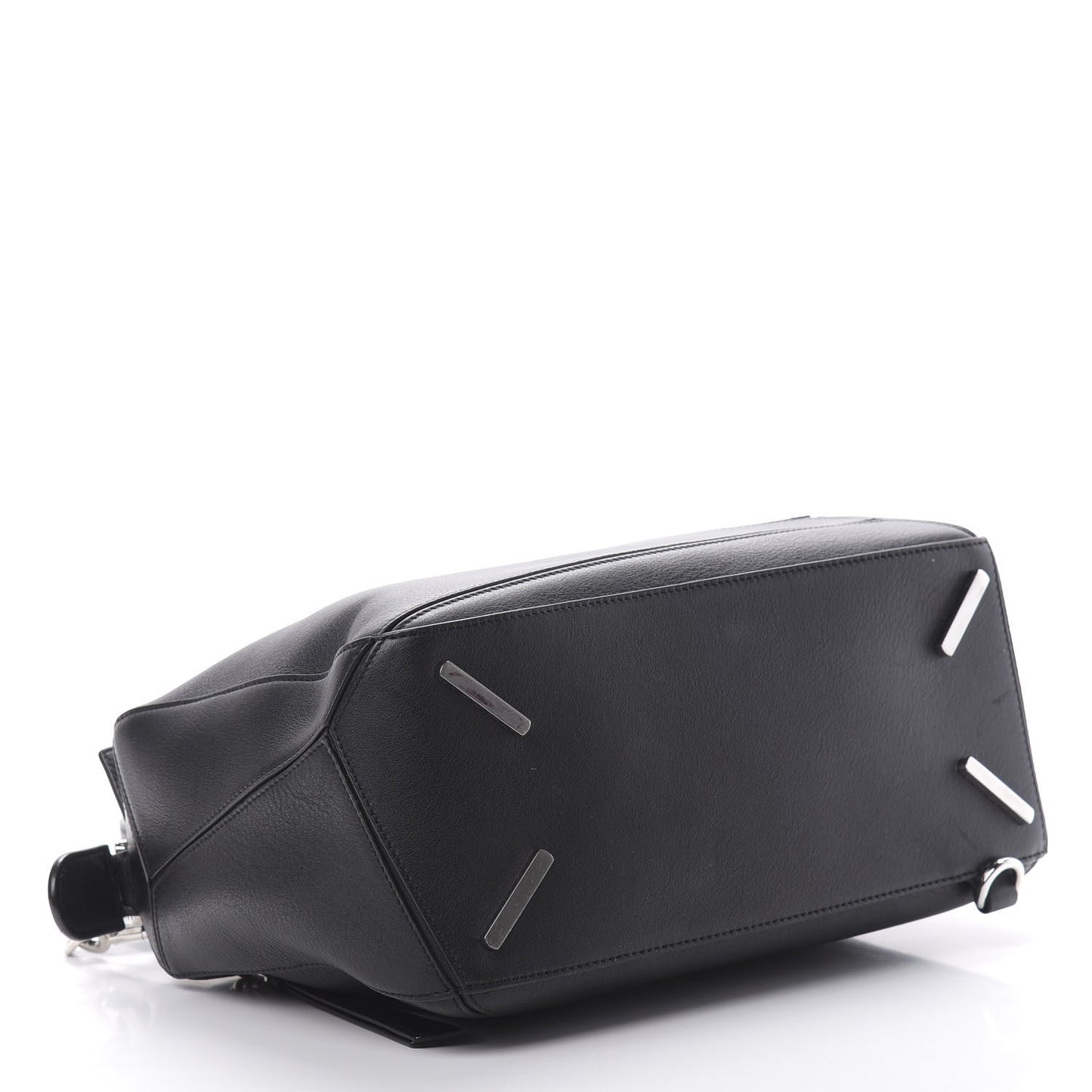 Calfskin Medium Puzzle Bag Black