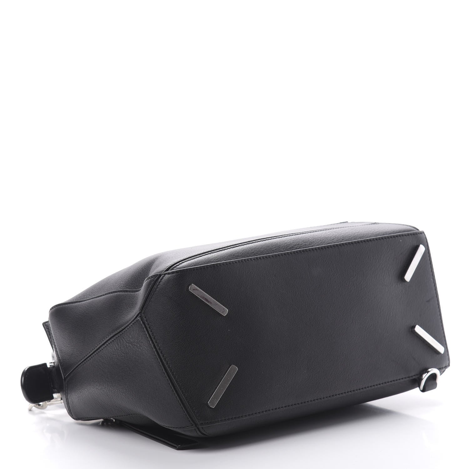 Loewe Calfskin Medium Puzzle Bag Black 4 of 13