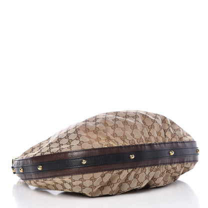 Gucci Monogram Medium Interlocking Hobo Dark Brown 4 of 8