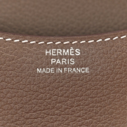 Hermes Evercolor Constance Slim Wallet Etoupe 6 of 10