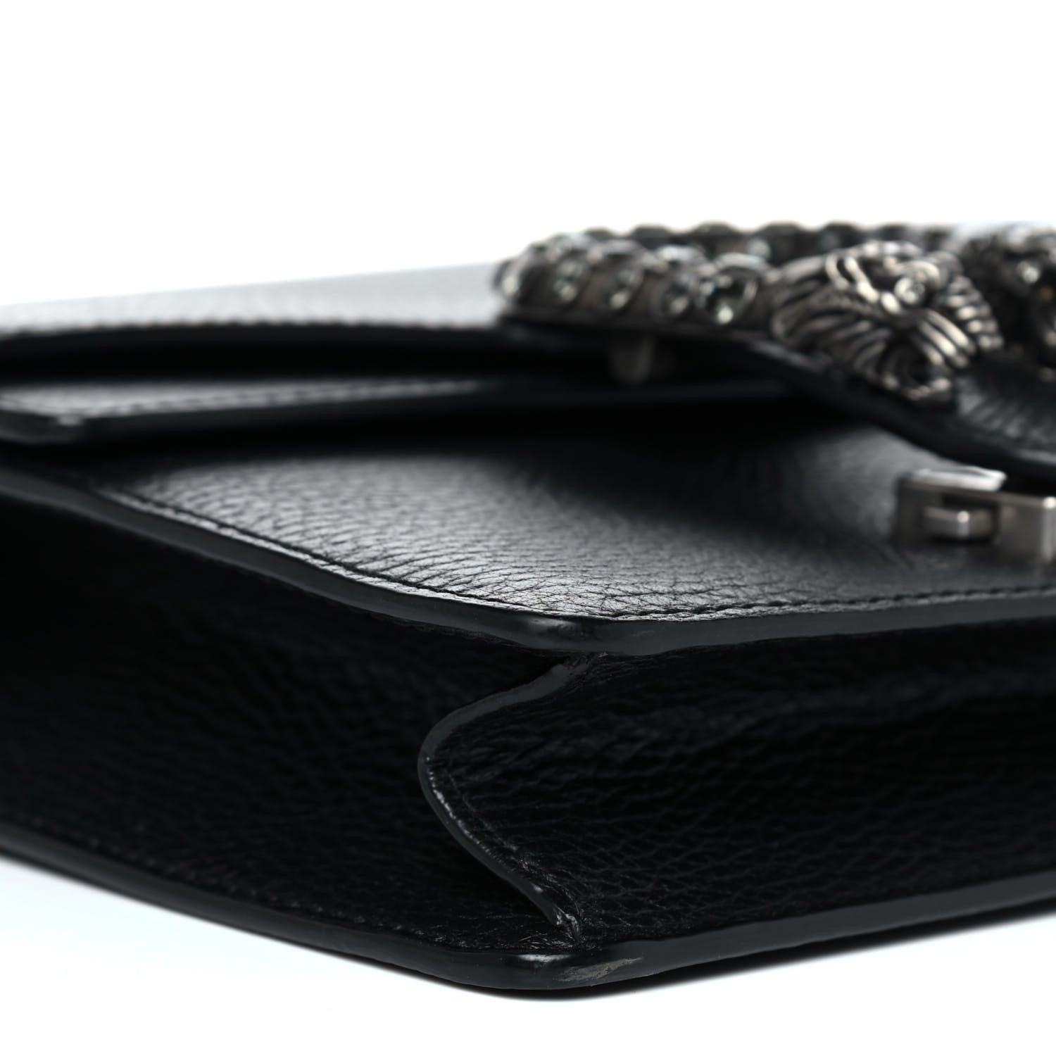 Gucci Calfskin Mini Dionysus Shoulder Bag Black 11 of 13