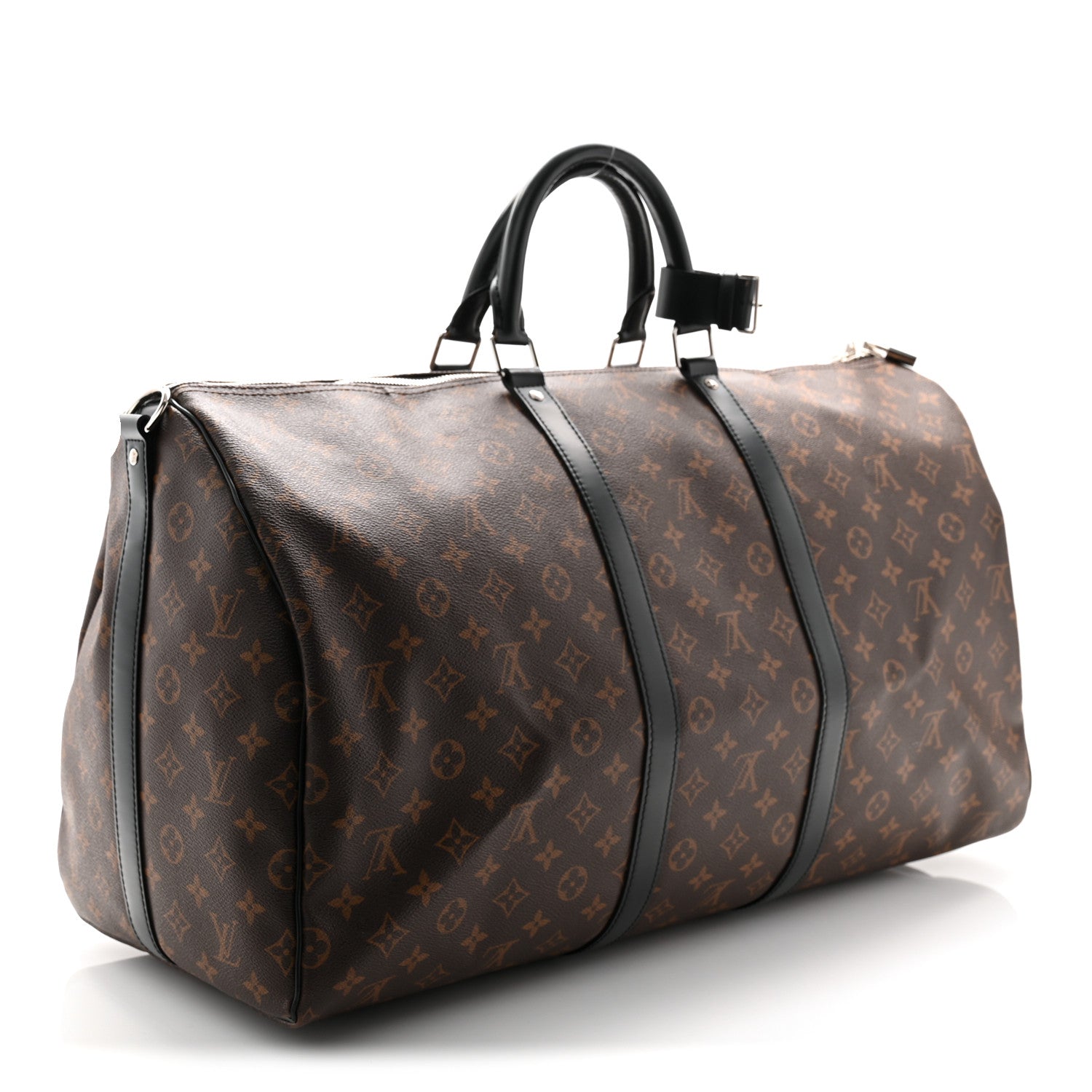 Louis Vuitton Monogram Macassar Keepall Bandouliere 55 2 of 9