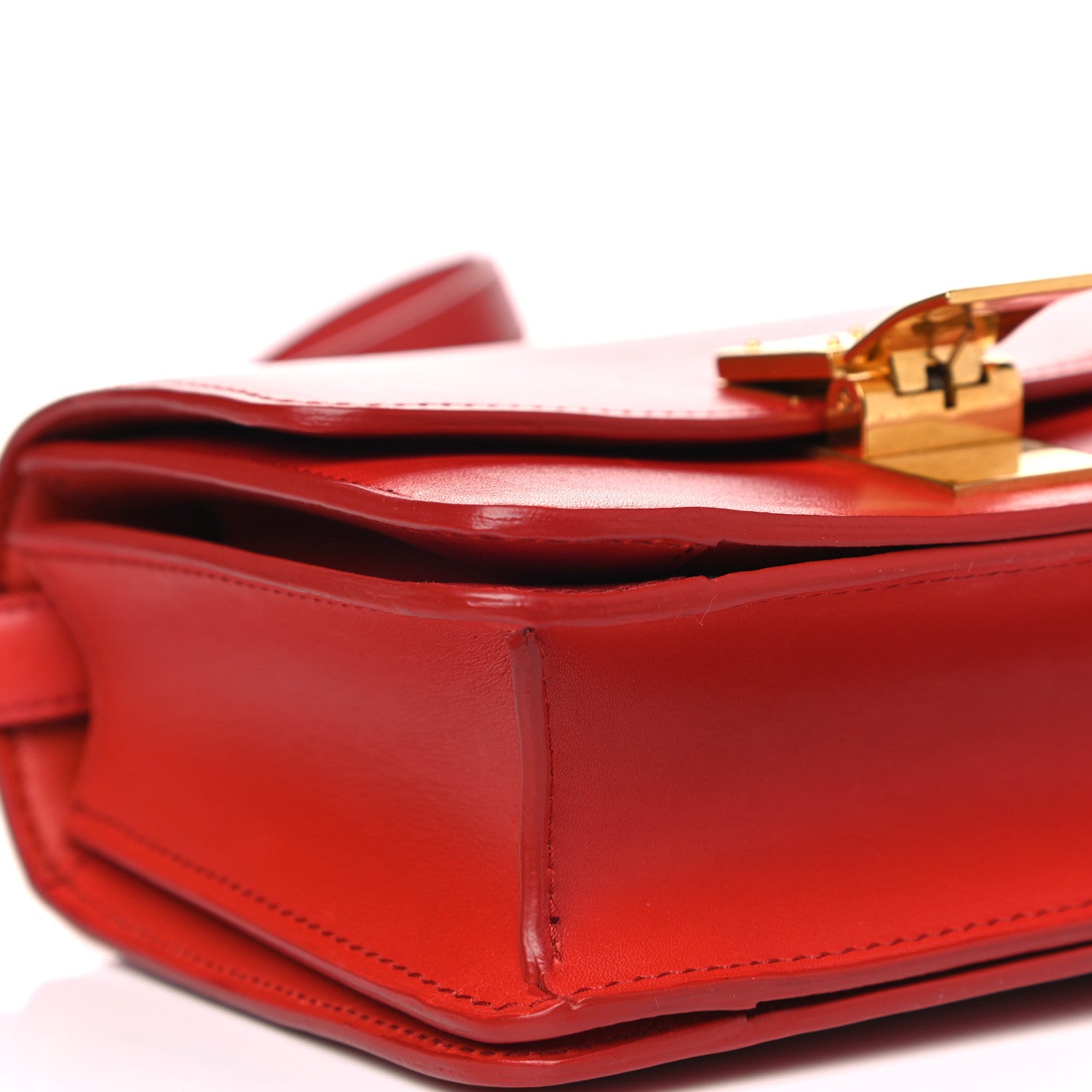 Celine Box Calfskin Small Classic Box Flap Bag Red 9 of 15